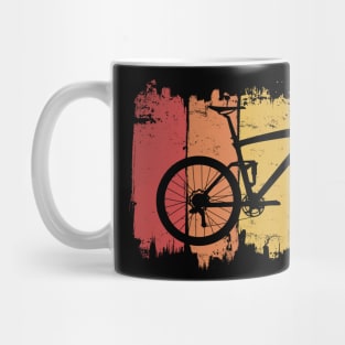 Mountain biking retro style gift Mug